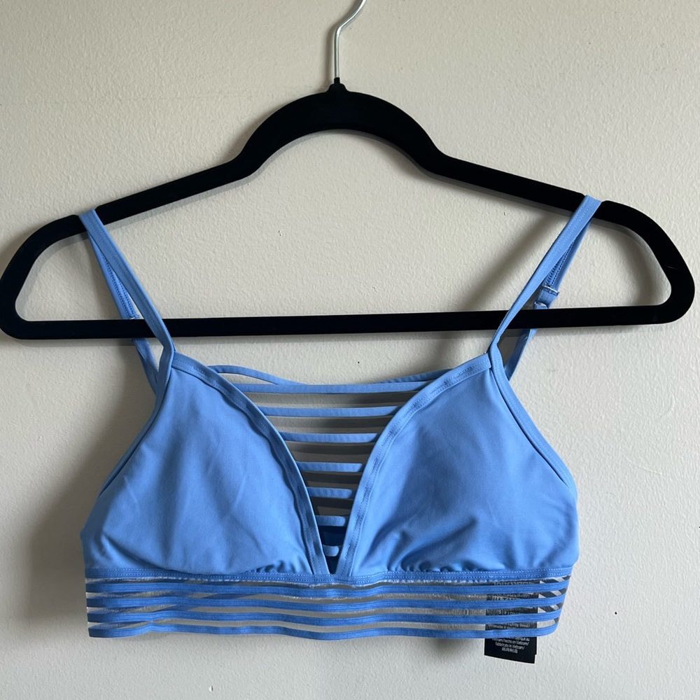 Victoria Secret Pink Blue Sports Bra